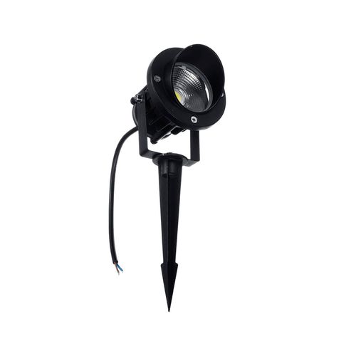 FOCO ESTACA LED STUDIO CON VISERA 18W LUZ CÁLIDA IP65