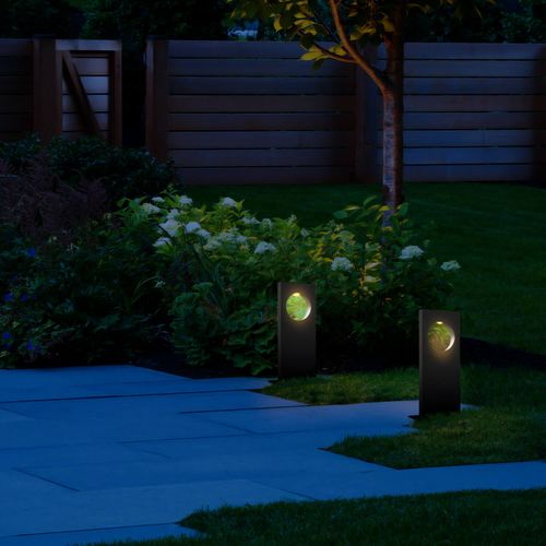 BOLLARD LED STUDIO ARO CALADO SMALL 7W LUZ CÁLIDA IP65