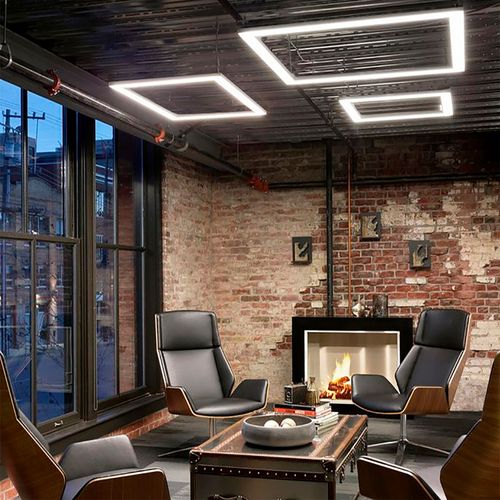 MARCO LED STUDIO SOBREPUESTO 40W LUZ NEUTRA H0.5 60.3x60.3 CM