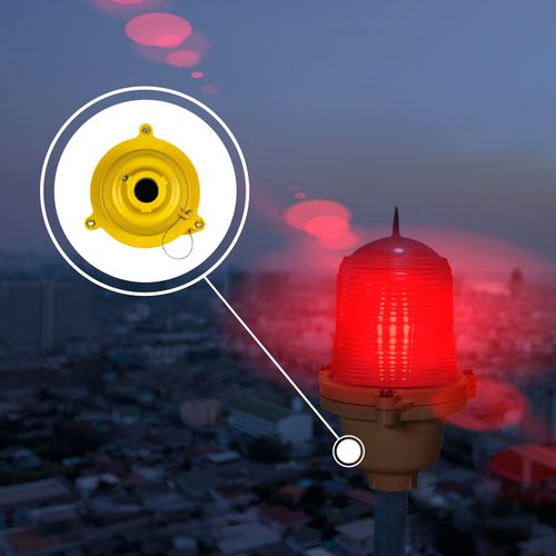 PEDESTAL LED STUDIO PARA BALIZA AEREA EDIFICIOS IP65
