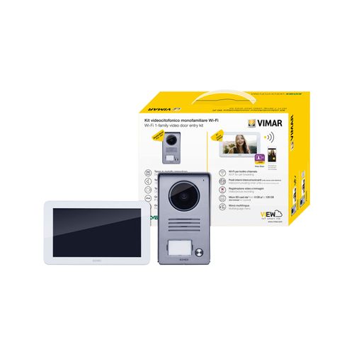 KIT CITOFONO VIDEOPORTERO LCD VIMAR 7IN TS WI-FI 1F MULTICLAVIJA