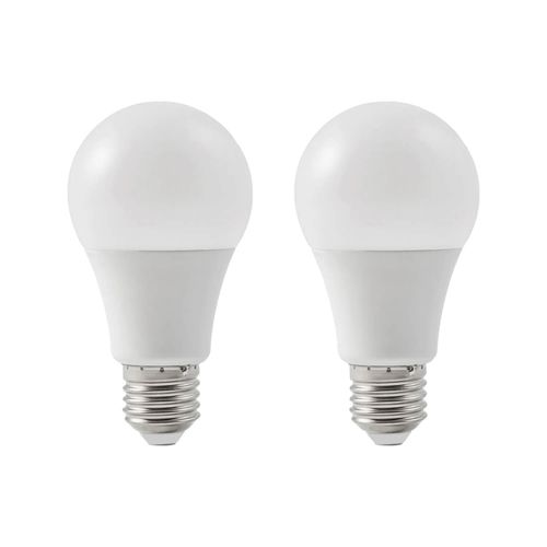 KIT DE 2 AMPOLLETAS A60 LED STUDIO 7W LUZ CÁLIDA