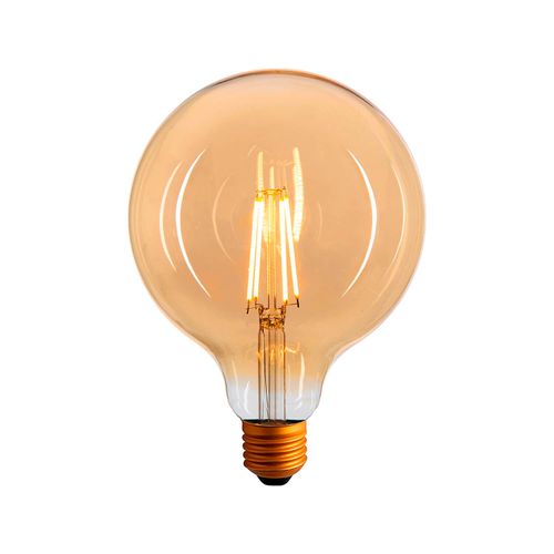 AMPOLLETA E27 LED STUDIO GLOBO FILAMENTO G125 6W LUZ CÁLIDA