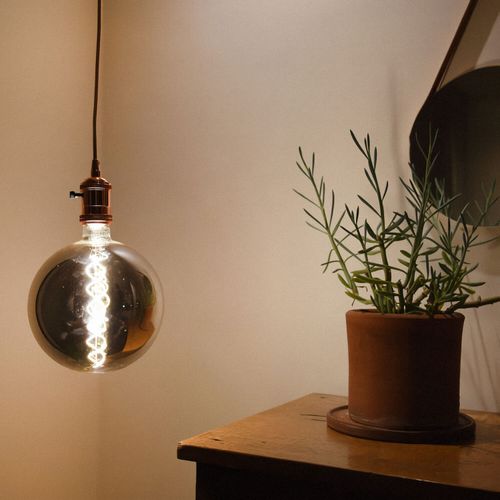 AMPOLLETA G200 LED STUDIO VINTAGE GRIS E27 6W LUZ CÁLIDA