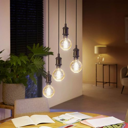 AMPOLLETA E27 PHILIPS HUE FILAMENTO GLOBO BLUETOOTH 7W LUZ CÁLIDA A NEUTRA