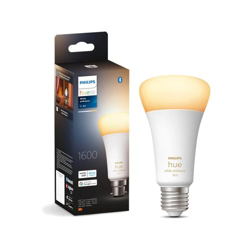 AMPOLLETA INTELIGENTE BLUETOOTH E27 PHILIPS HUE WHITE 13W LUZ CÁLIDA A LUZ FRÍA