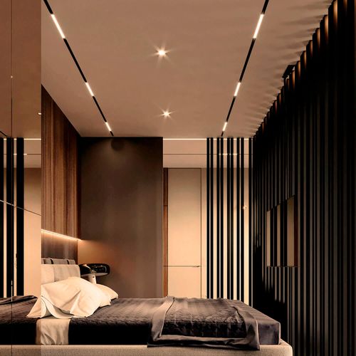 FOCO RIEL LINEAL LED STUDIO PARA RIEL MAGNÉTICO 7W LUZ CÁLIDA