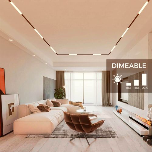 FOCO RIEL LINEAL LED STUDIO PARA RIEL MAGNÉTICO 7W LUZ CÁLIDA