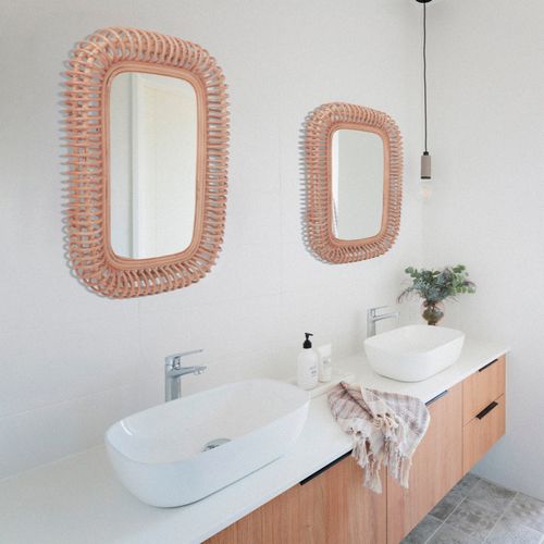ESPEJO LED STUDIO RATTAN VIETCOO