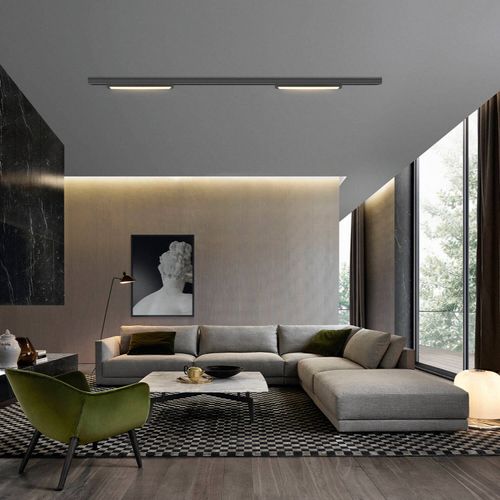 FOCO RIEL LED STUDIO MONOFÁSICO LINEAL BIG 30W LUZ CÁLIDA