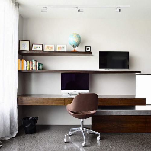 FOCO RIEL LED STUDIO CILINDRO MONOFÁSICO 7W LUZ CÁLIDA