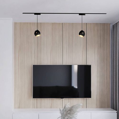 LÁMPARA COLGANTE LED STUDIO REDONDA PARA RIEL MAGNÉTICO 12W LUZ CÁLIDA