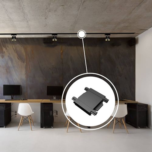 CONECTOR INTERNO LINEAL LED STUDIO PARA RIEL MAGNÉTICO SLIM