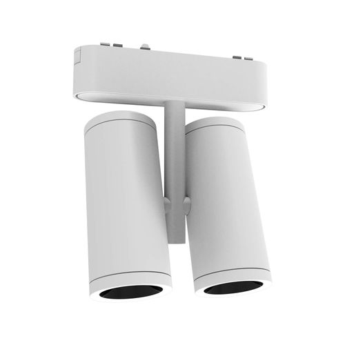 FOCO RIEL LED STUDIO DOBLE PARA RIEL MAGNÉTICO 16W LUZ CÁLIDA