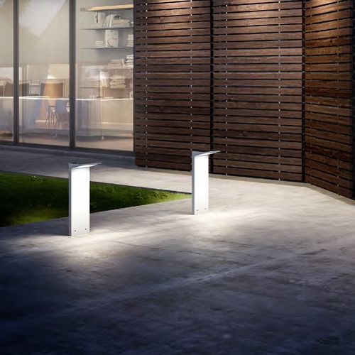 BOLLARD LED STUDIO SOLAR RECTANGULAR 2,2W LUZ CÁLIDA IP54