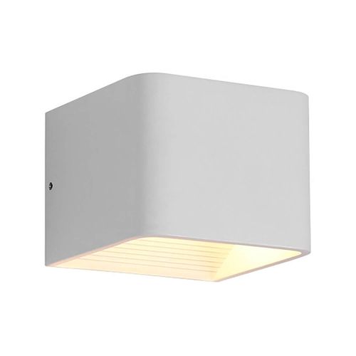 APLIQUÉ MURO LED STUDIO SQUARE 6W LUZ CÁLIDA
