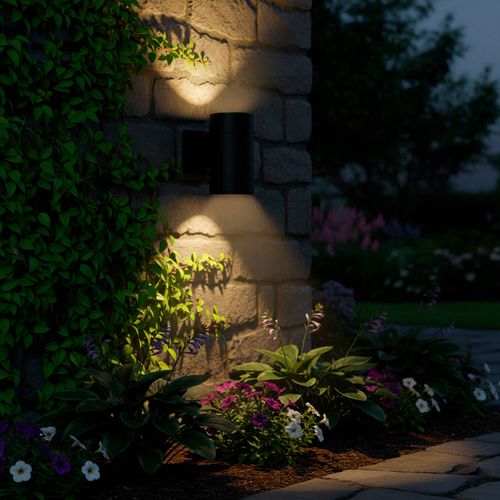 APLIQUÉ MURO LED STUDIO BIFOCAL CILÍNDRICO BIG 60W LUZ CÁLIDA IP65