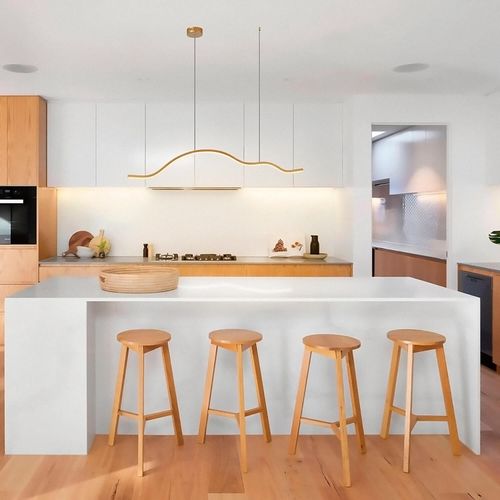 LÁMPARA COLGANTE LED STUDIO VARAL CURVA BLANCO CÁLIDO 24W