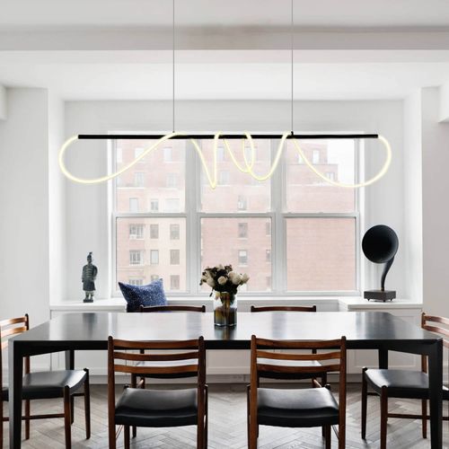 LÁMPARA COLGANTE LED STUDIO MULTI CURVE 2M 70W LUZ CÁLIDA IP20