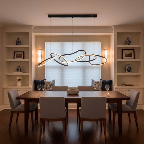 LÁMPARA COLGANTE LED STUDIO DINNING CHANDELIER 50W LUZ CÁLIDA