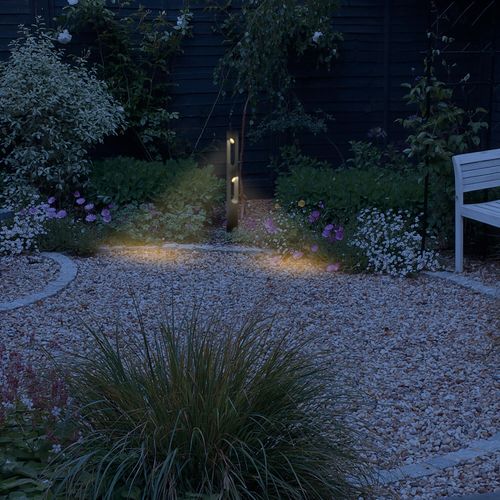 BOLLARD LED STUDIO LUX DOBLE 17W LUZ CÁLIDA IP65