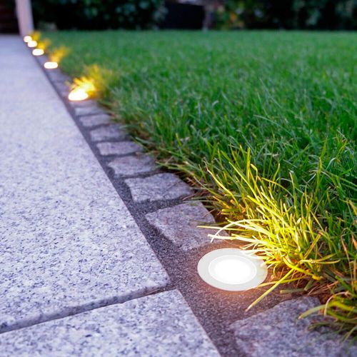 EMBUTIDO PISO LED STUDIO REDONDO 2W LUZ CÁLIDA 12V IP67