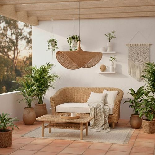 LÁMPARA COLGANTE LED STUDIO BAMBOO LARGE 9W