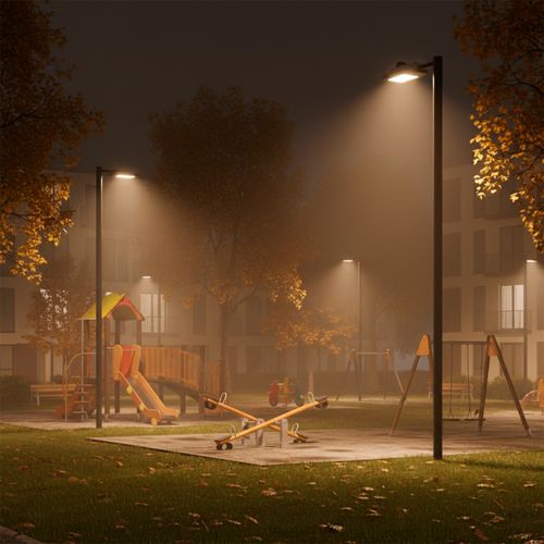 ALUMBRADO PÚBLICO PHILIPS ROADFLAIR PRO BRP591 60W LUZ CÁLIDA IP66