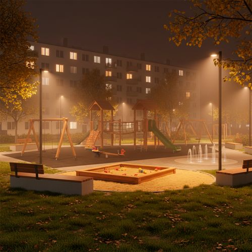 ALUMBRADO PÚBLICO PHILIPS ROADFLAIR PRO BRP591 80W LUZ CÁLIDA IP66