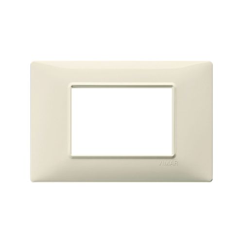 PLACA VIMAR PLANA TECNOPOLÍMERO 3 MÓDULOS