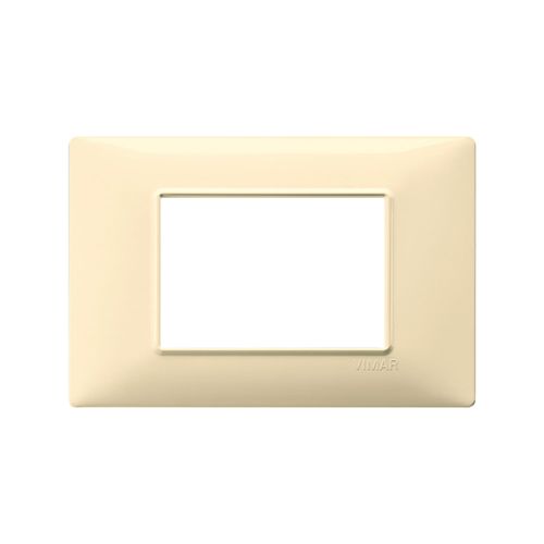 PLACA VIMAR PLANA TECNOPOLÍMERO 3 MÓDULOS
