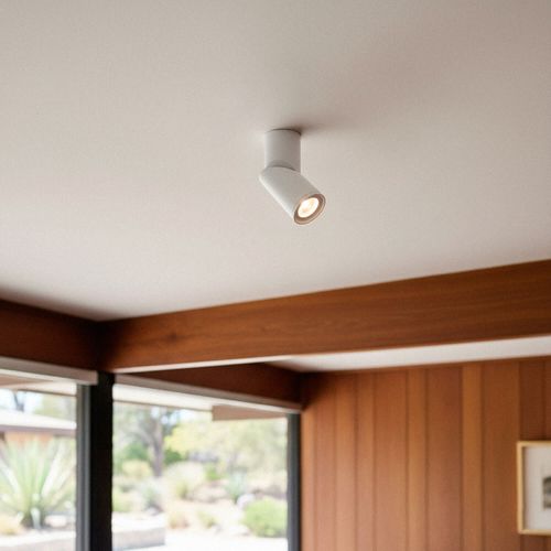 FOCO SOBREPUESTO LED STUDIO REDONDO DIRIGIBLE 3W LUZ CÁLIDA