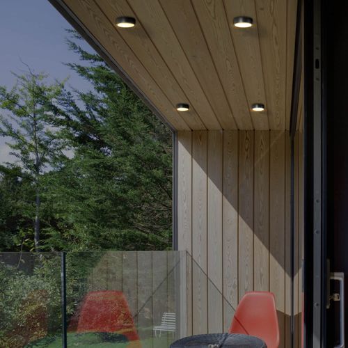 FOCO SOBREPUESTO CIELO LED STUDIO REDONDO 6W LUZ CÁLIDA IP65