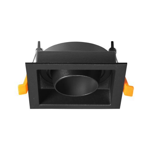 PORTA GU10 LED STUDIO CUADRADO PARA MÓDULO DIRIGIBLE HONDO (SIN AMPOLLETA GU10, INCLUYE CONECTOR)