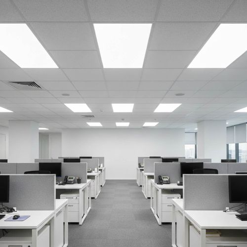 PANEL SLIM LED STUDIO BORDE BLANCO 100W LUZ NEUTRA H1 60x120 CM