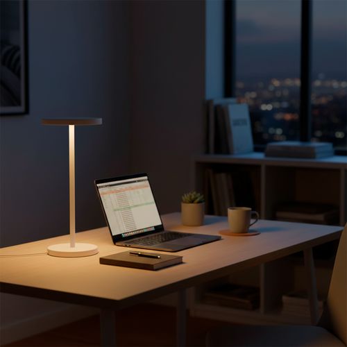 LÁMPARA DE MESA LED STUDIO BRUNO 9.4W LUZ CÁLIDA