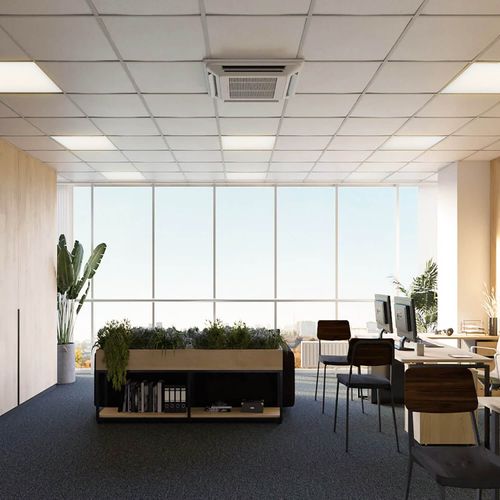 PANEL SLIM LED STUDIO CUADRADO 40W LUZ CÁLIDA H1 60.5x60.5 CM