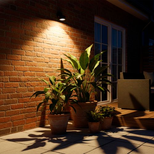 FOCO SOBREPUESTO CIELO / MURO LED STUDIO REDONDO DIRIGIBLE 5.5W LUZ CÁLIDA IP44