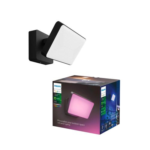 APLIQUÉ PROYECTOR PHILIPS HUE DISCOVER 15W LUZ CÁLIDA A FRÍA Y RGB IP44