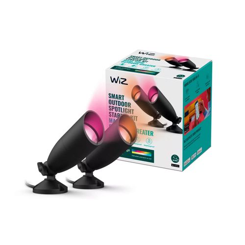 KIT DE INICIO PROYECTOR WIZ 10W RGB IP65
