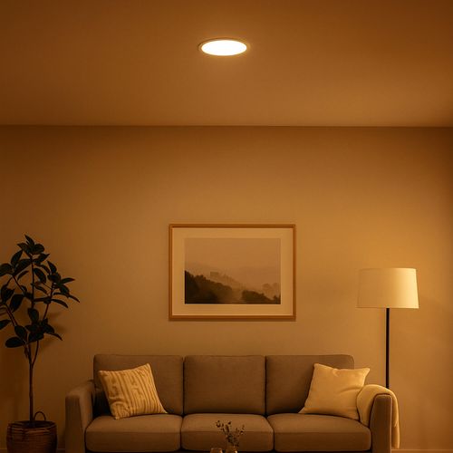 PANEL SLIM PHILIPS SMARTBRIGHT REDONDO 22W LUZ CÁLIDA Ø29.5x3.5CM