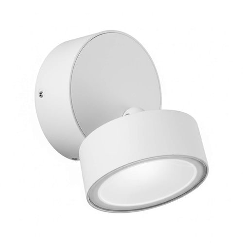 FOCO SOBREPUESTO CIELO / MURO LED STUDIO REDONDO DIRIGIBLE 6W LUZ CÁLIDA IP54