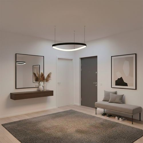 LÁMPARA COLGANTE LED STUDIO TRIANGULAR 35W LUZ CÁLIDA