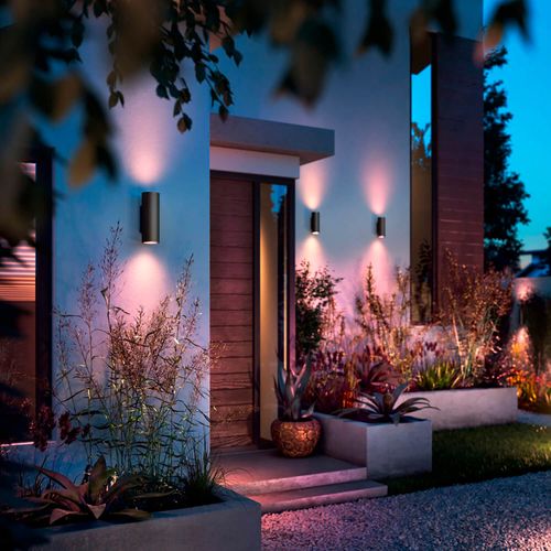 APLIQUÉ PHILIPS HUE BIFOCAL APPEAR COLOR 8W LUZ RGB CÁLIDO A FRÍO IP44