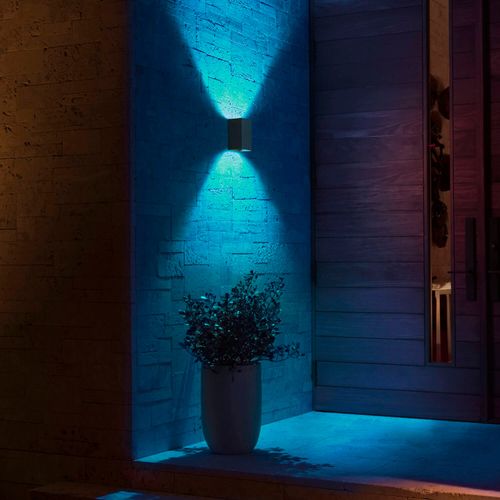 APLIQUÉ PHILIPS HUE BIFOCAL RESONATE COLOR 8W LUZ RGB CÁLIDO A FRÍO IP44