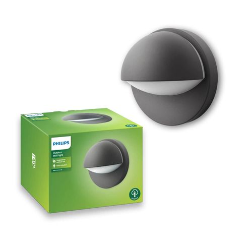 APLIQUÉ MURO PHILIPS JUNE IP44 (SIN AMPOLLETA E27)