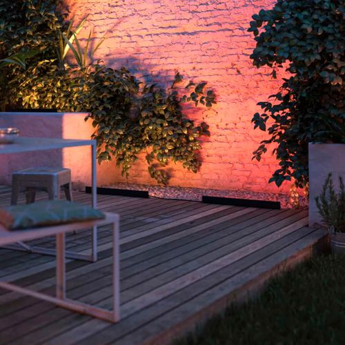 APLIQUÉ LINEAL PHILIPS HUE AMARANT 20W LUZ DE CÁLIDA A FRÍA Y RGB IP65