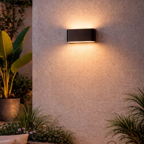 APLIQUÉ MURO LED STUDIO BIFOCAL RECTANGULAR 18W LUZ CÁLIDA IP65
