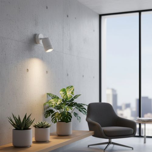 FOCO SOBREPUESTO CIELO / MURO LED STUDIO DIRIGIBLE IP44 (SIN AMPOLLETA GU10)