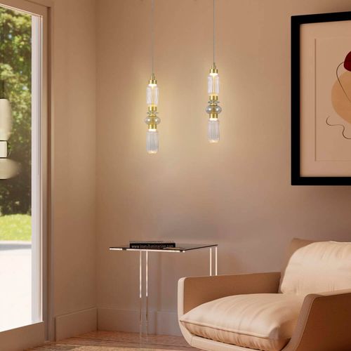 LÁMPARA COLGANTE LED STUDIO SOPHIA LINE 8W LUZ CÁLIDA